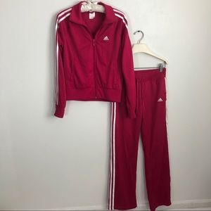 adidas maroon jumpsuit
